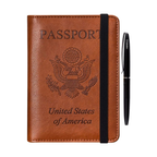 Leather Travel Passport Holder