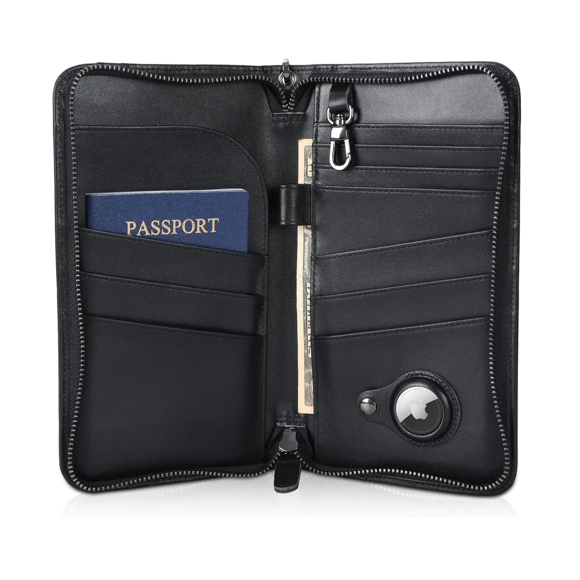 Leather RFID Travel Wallet