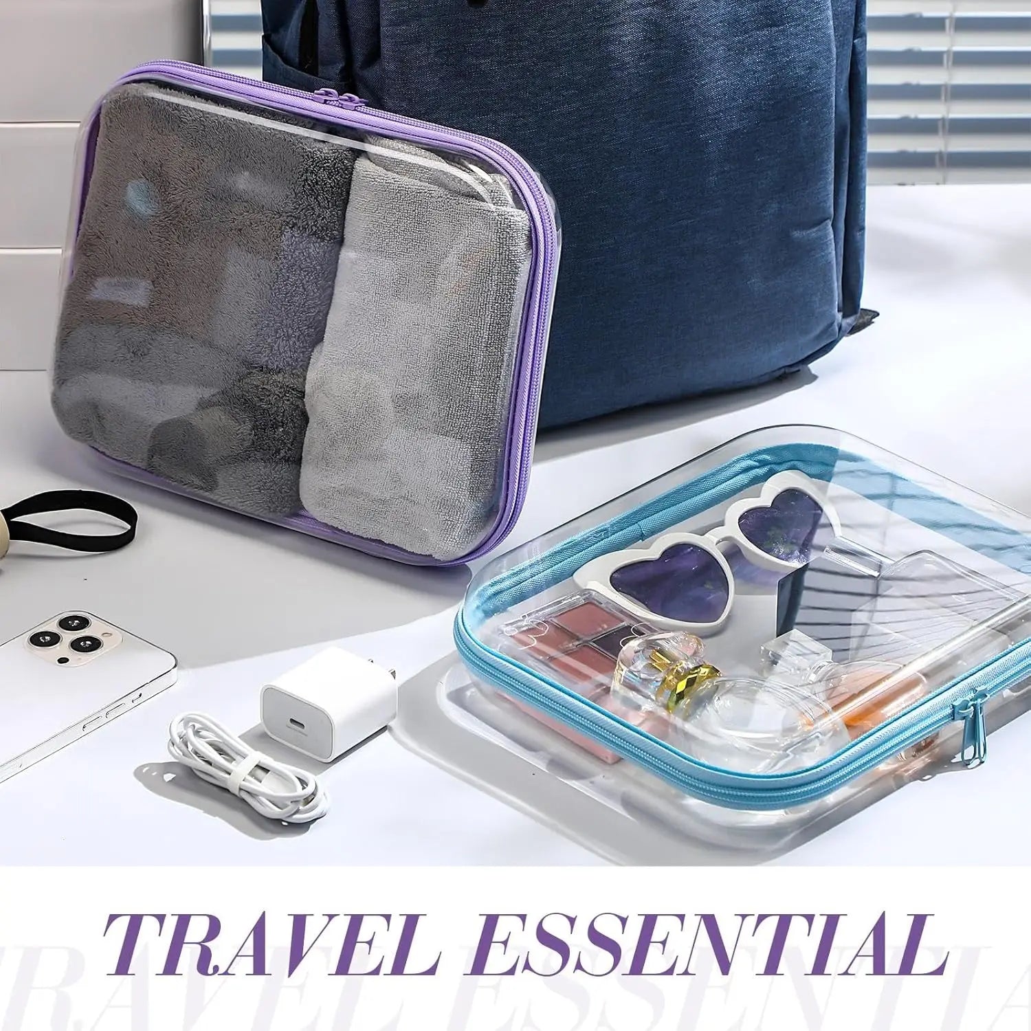 Clear Travel Organizer Case