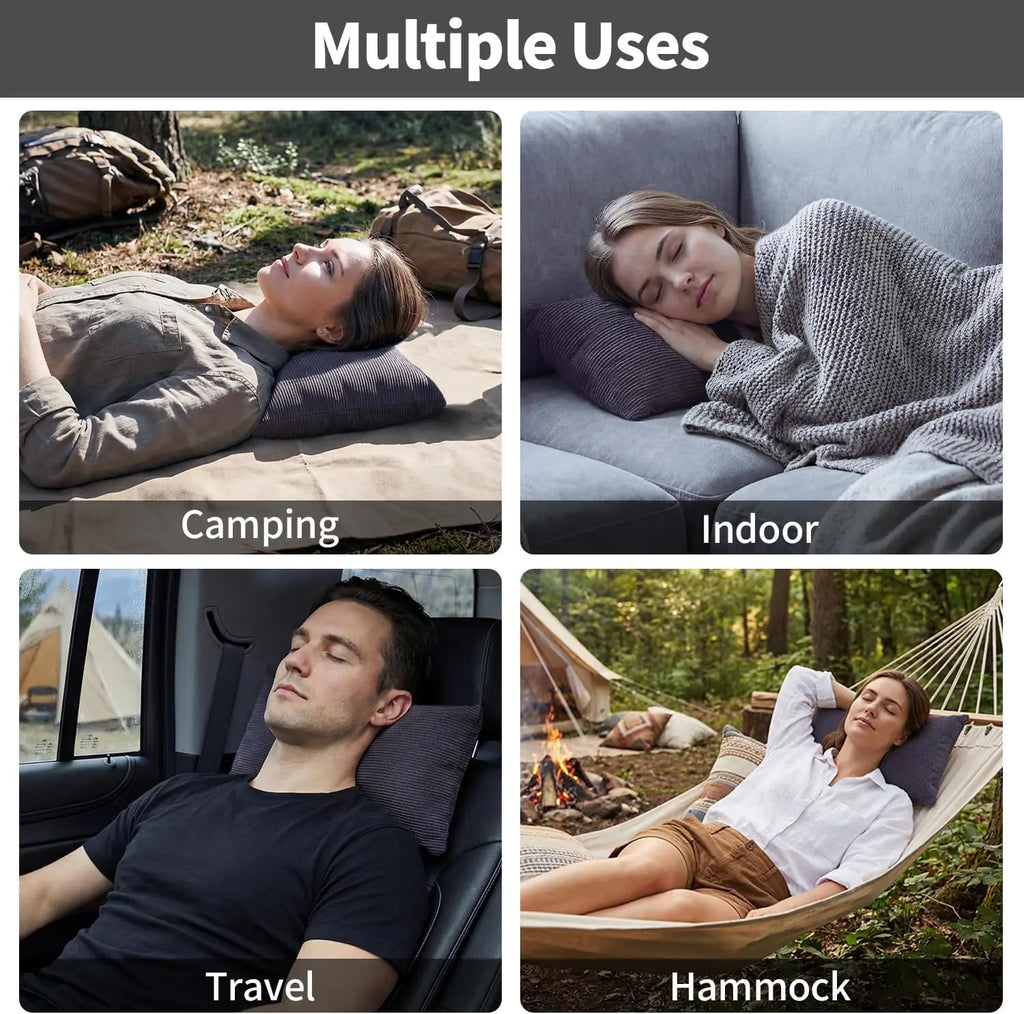 Plush Travel Camp Pillow