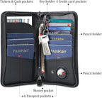 Leather RFID Travel Wallet