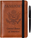 Leather Travel Passport Holder