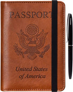 Leather Travel Passport Holder