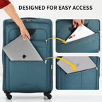 3 Piece Softside Luggage Set