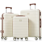 3 Piece ABS Spinner Luggage Set