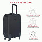 3 Piece TSA Spinner Luggage Set