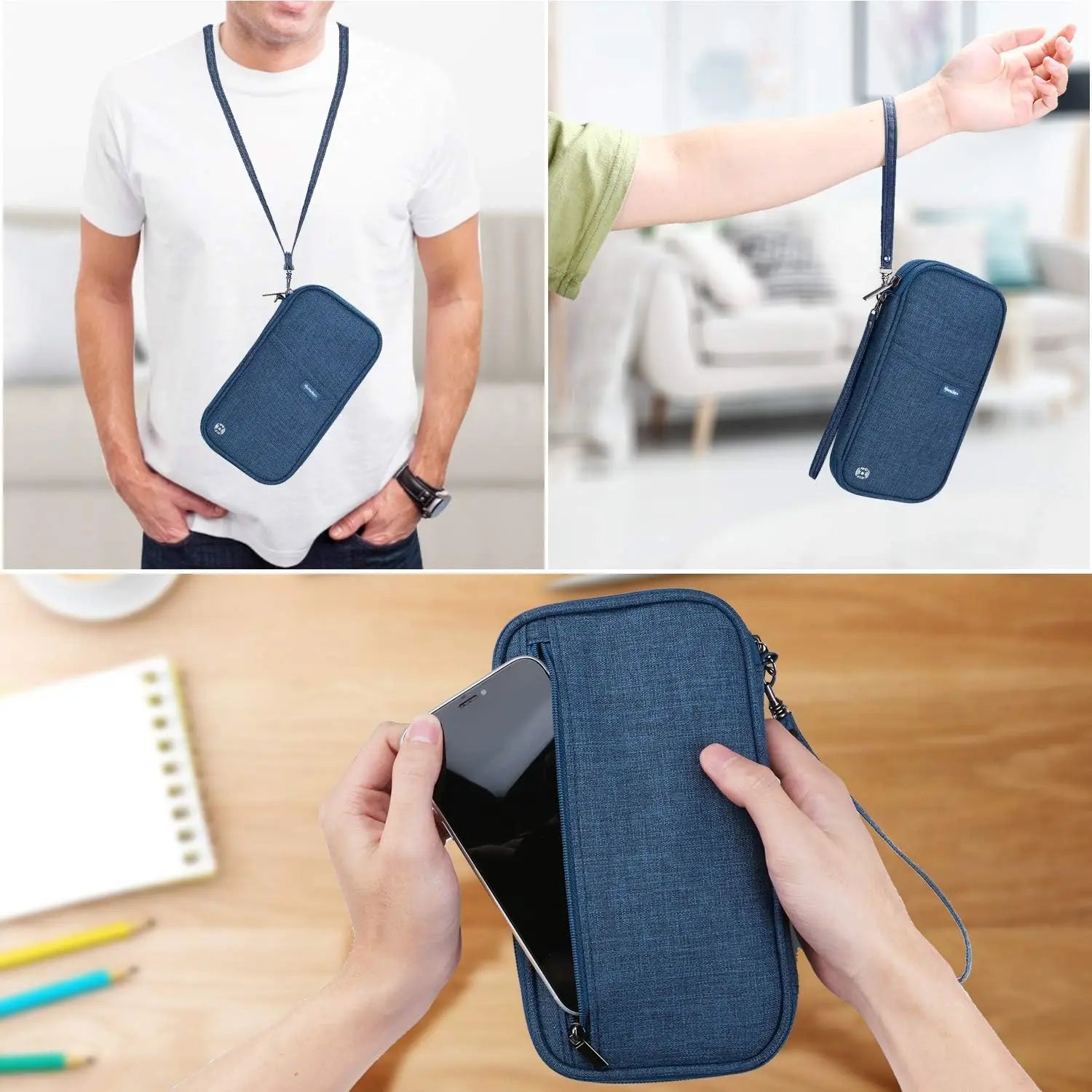 RFID Travel Passport Wallet