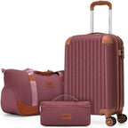 3 Piece Carry On Luggage Set