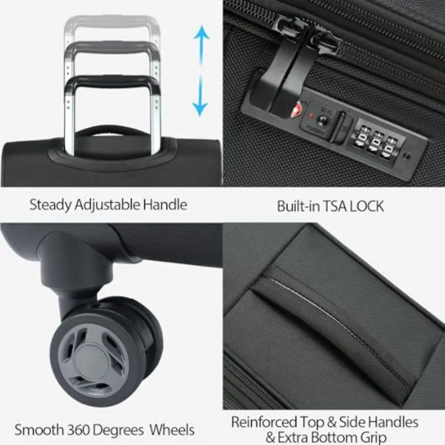Softside Carry On with Front Pocket