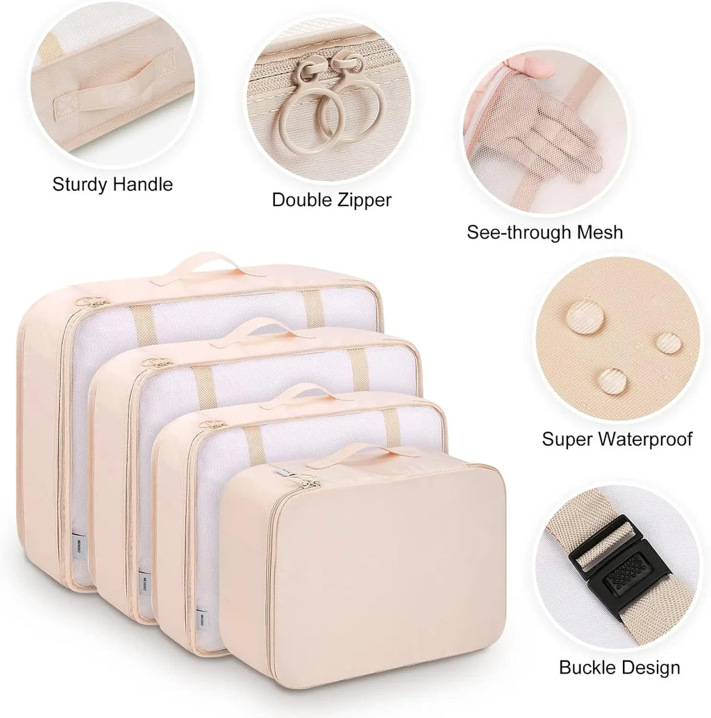 9 Piece Travel Organizer Set
