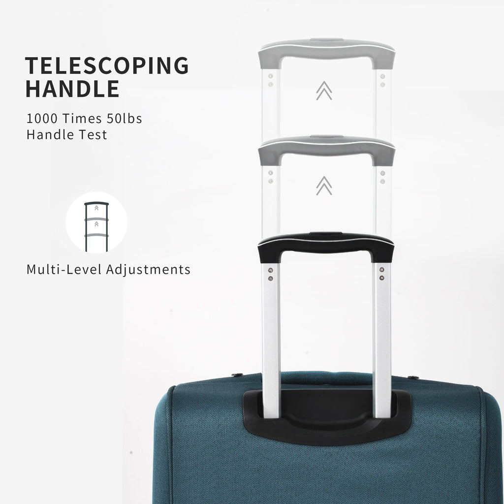 3 Piece Softside Luggage Set