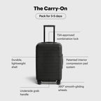 22” TSA Carry On Suitcase