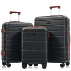 3 Piece ABS Spinner Luggage Set