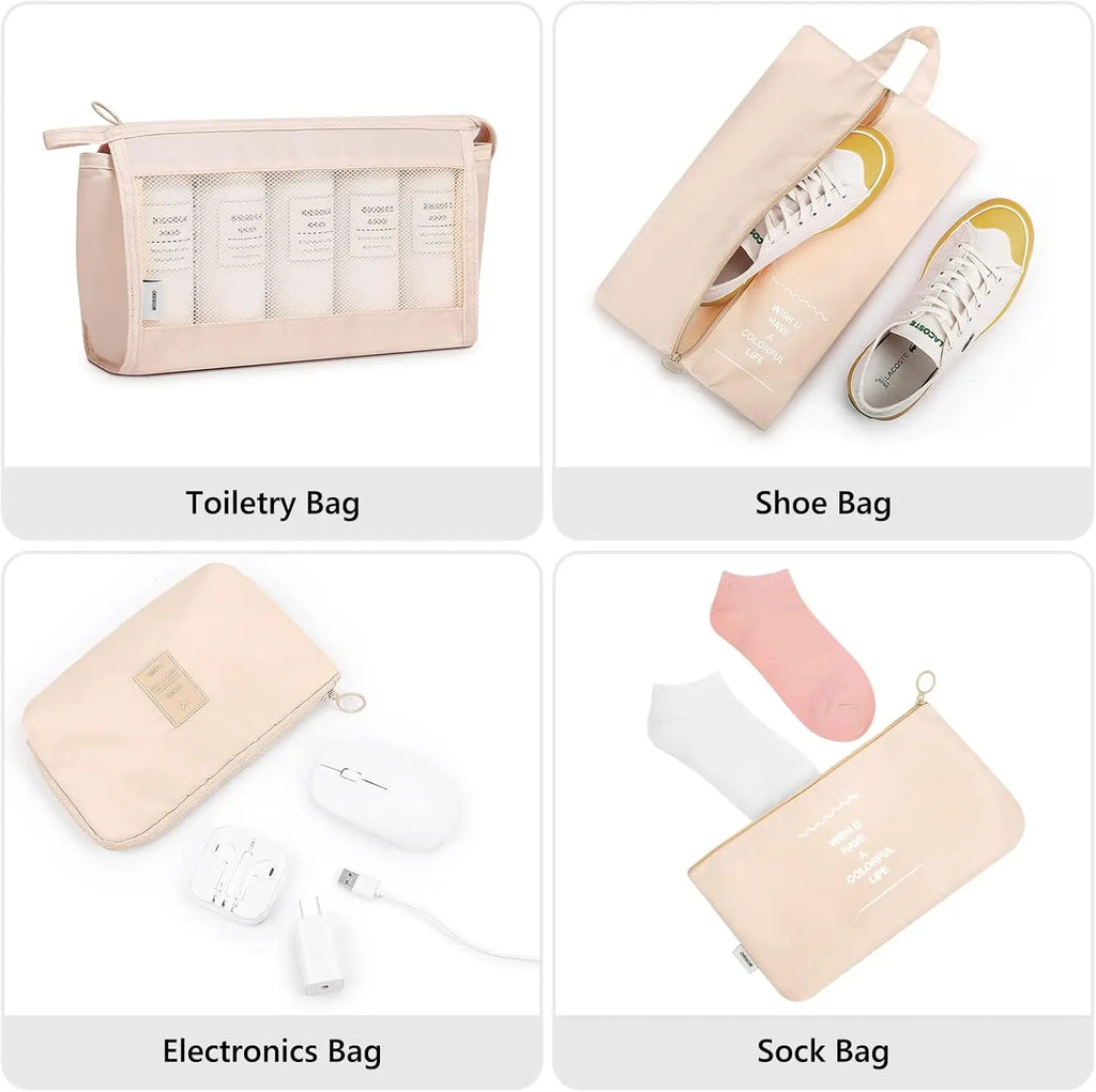 9 Piece Travel Organizer Set