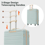 3 Piece ABS Spinner Luggage Set