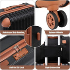 3 Piece Carry On Luggage Set
