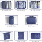 8 Piece Travel Organizer Set