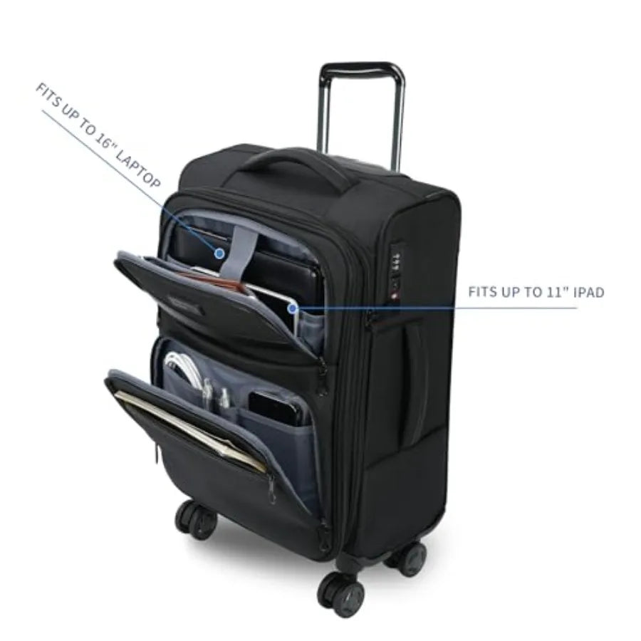 Softside Carry On with Front Pocket