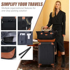 3 Piece Carry On Luggage Set