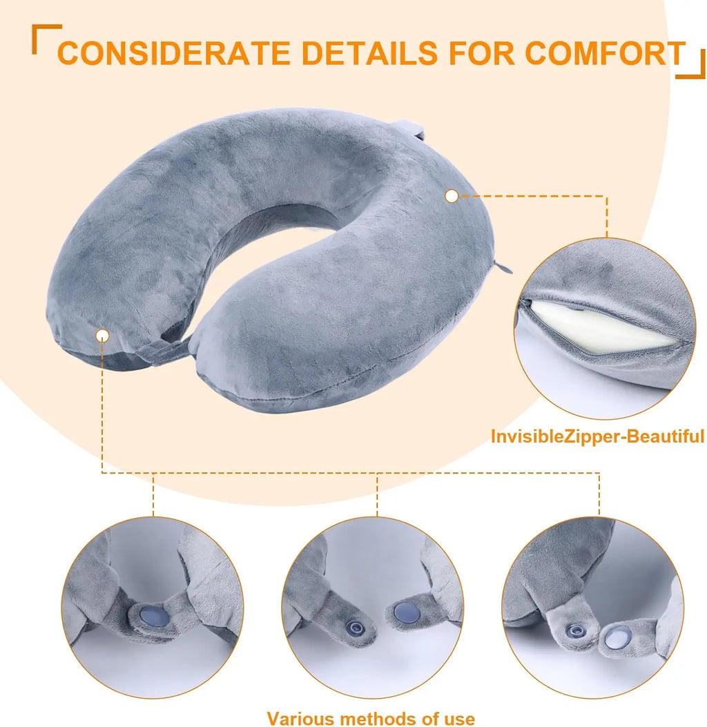 Memory Foam Neck Travel Pillow