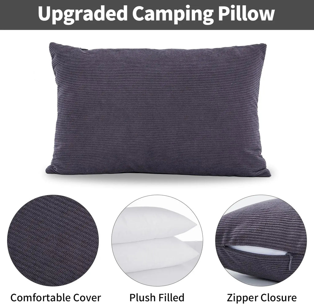 Plush Travel Camp Pillow