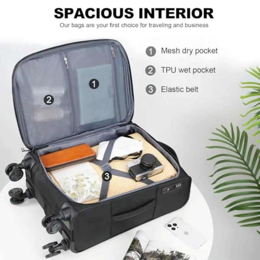 Softside Carry On with Front Pocket