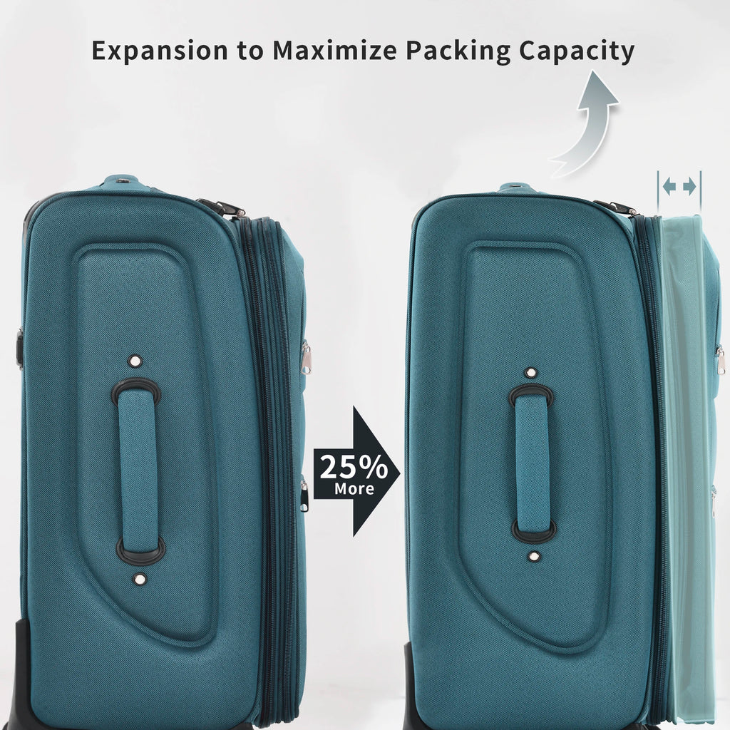 3 Piece Softside Luggage Set