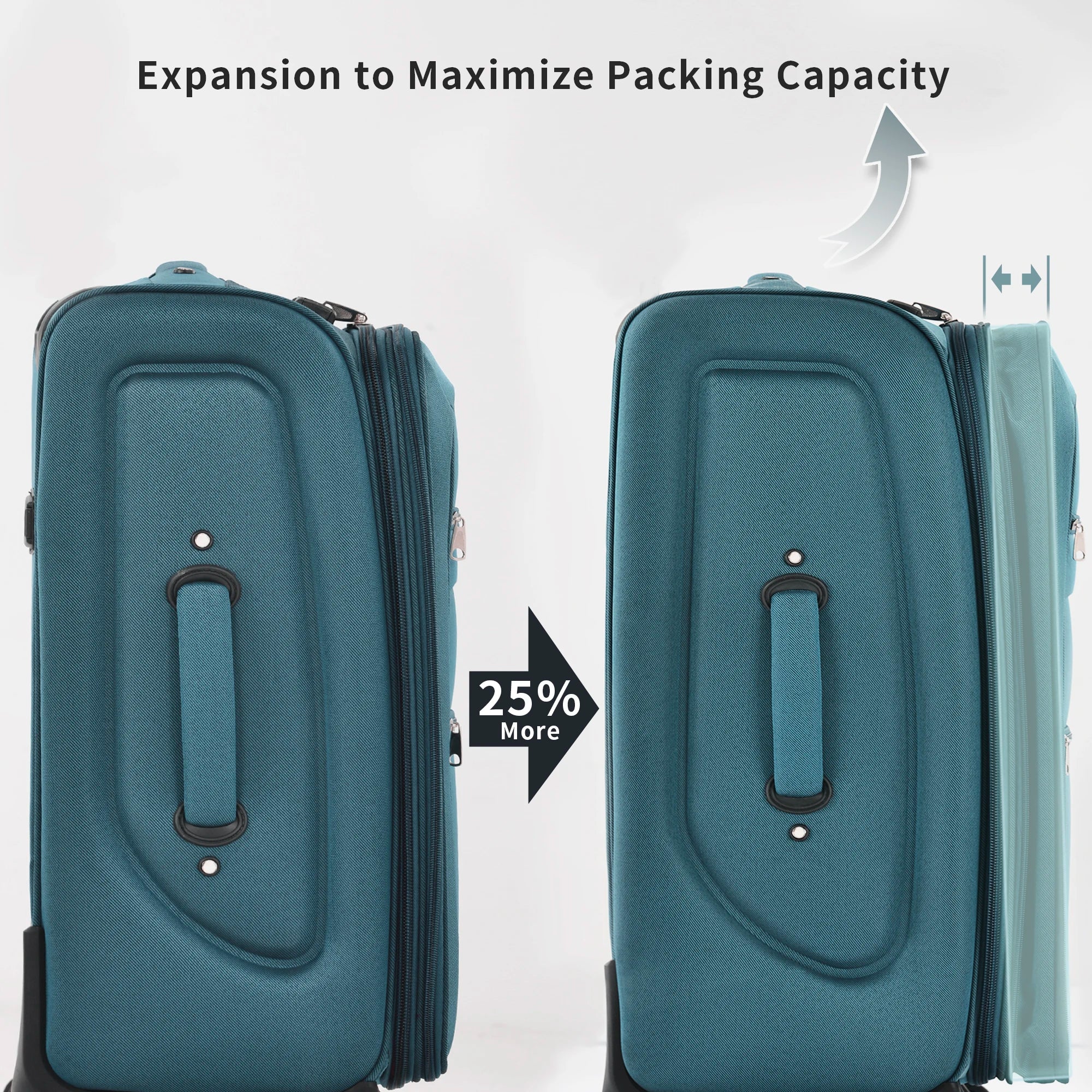 3 Piece Softside Luggage Set