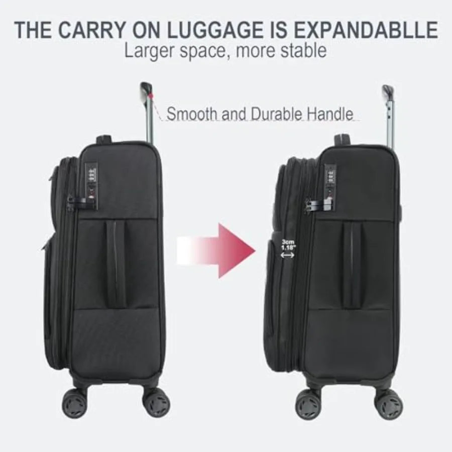 Softside Carry On with Front Pocket