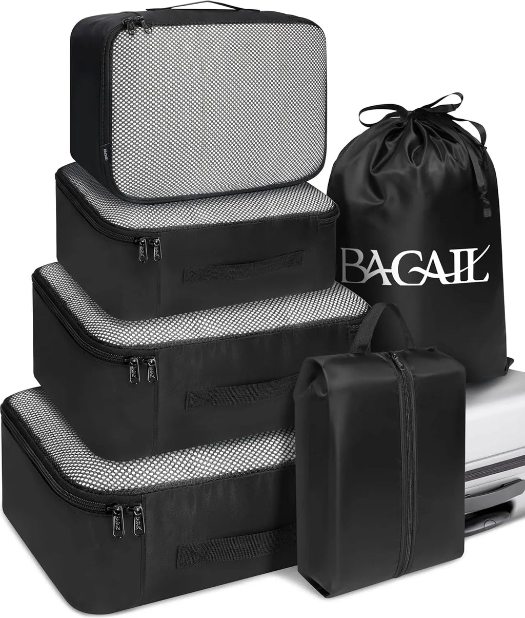 6 Piece Travel Packing Cubes