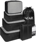 6 Piece Travel Packing Cubes