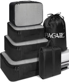 6 Piece Travel Packing Cubes