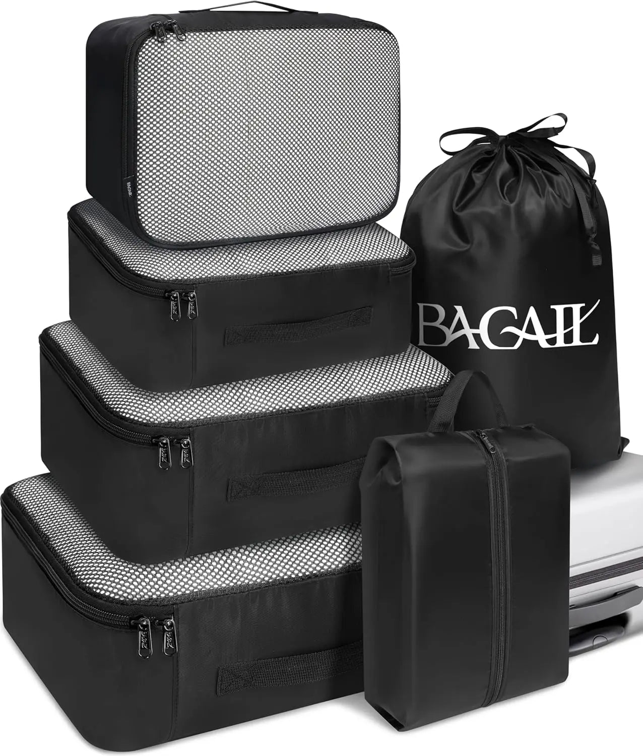 6 Piece Travel Packing Cubes