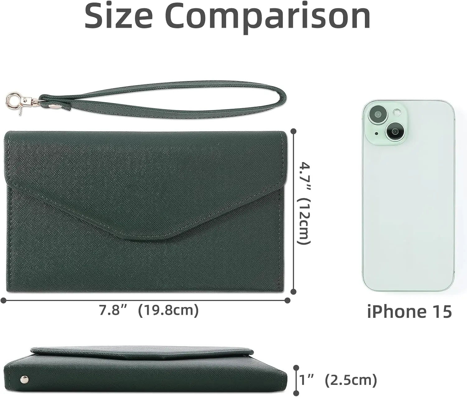 RFID Travel Wallet with Wrist Strap