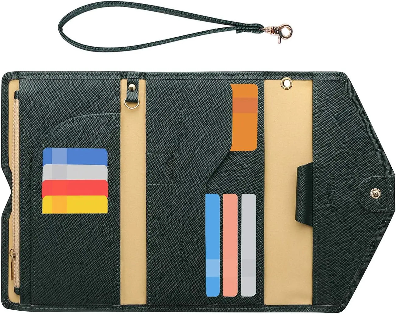 RFID Travel Wallet with Wrist Strap