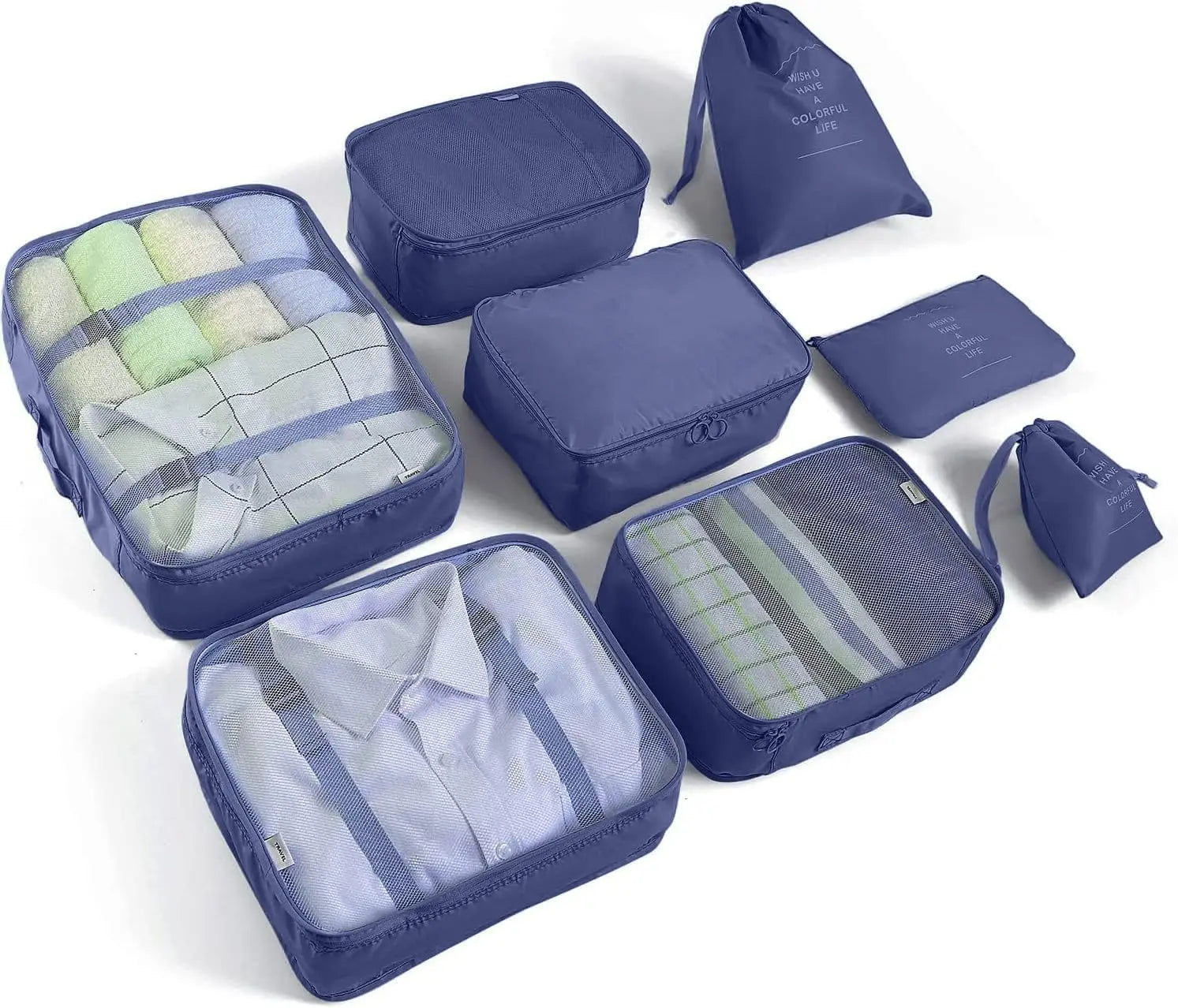 8 Piece Travel Organizer Set