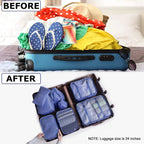 8 Piece Travel Organizer Set