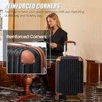3 Piece Carry On Luggage Set